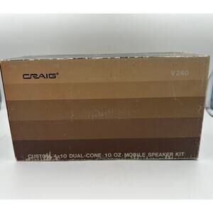 Craig V240 Custom 4x10 Dual-Cone Mobile Speaker Kit.